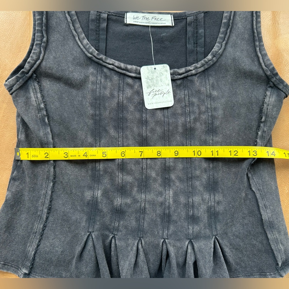 We The Free Black Peplum Tank Top - Picture 7 of 7